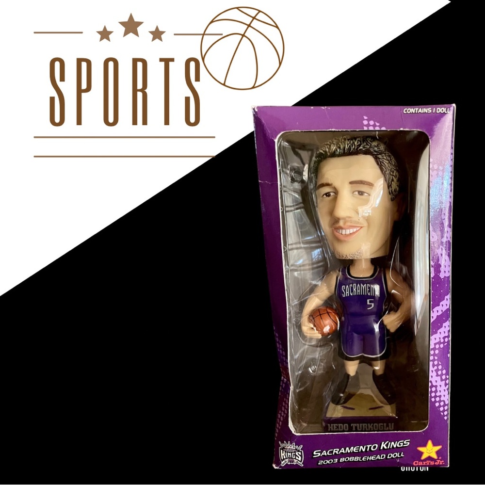 Sacramento Kings #5, Turkoglu, Basketball Bobblehead - Collectable - In box